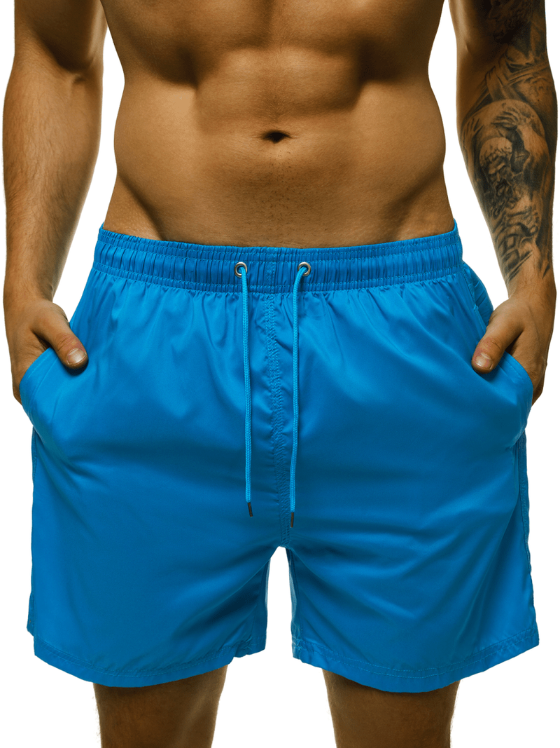 Spodenki kąpielowe męskie błękitne OZONEE O/YW07008/36