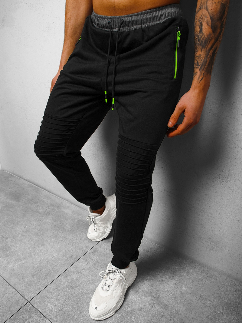 Штани спортивні чоловічі Чорнi OZONEE JS/68K10328