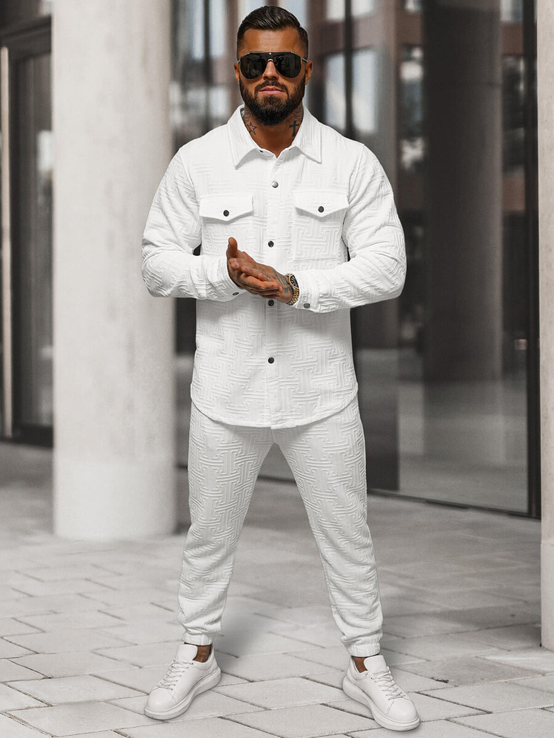 Чоловічий спортивний комплект Бiлий OZONEE O/3C105