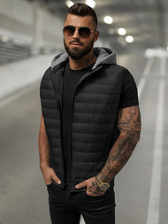 Безрукавка чоловіча Чорна OZONEE JS/8M983/392