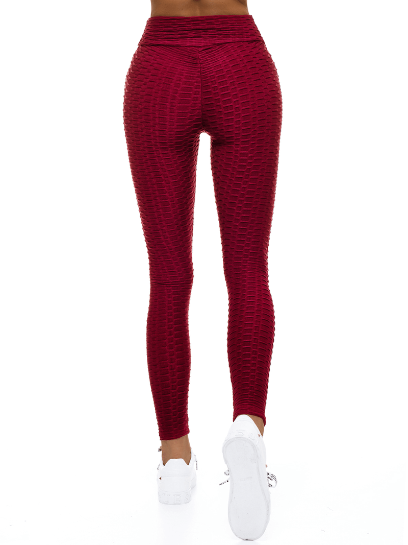 Legginsy damskie bordowe OZONEE O/20475