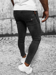 Чоловічі джинси Чорнi OZONEE DR/TF218