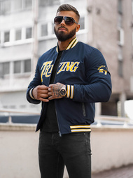 Kurtka męska bomberka granatowa OZONEE JS/84M3013/215Z