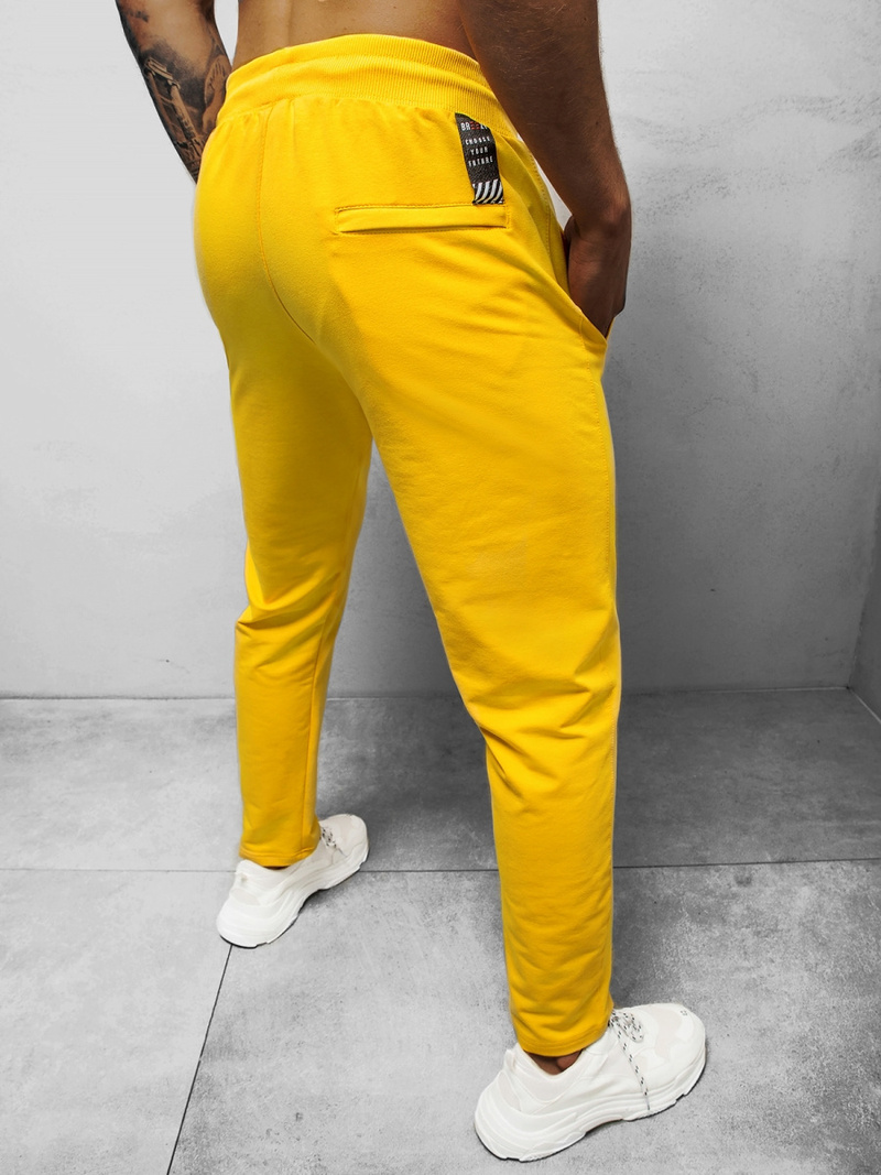 Штани спортивні чоловічі Жовтi B/18203022