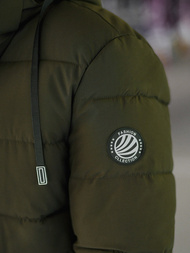 Kurtka zimowa męska ciemno-zielona OZONEE JS/31M5023/135Z