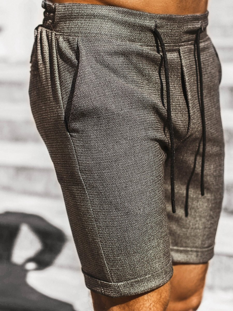 Spodenki męskie chinos khaki OZONEE DJ/1004