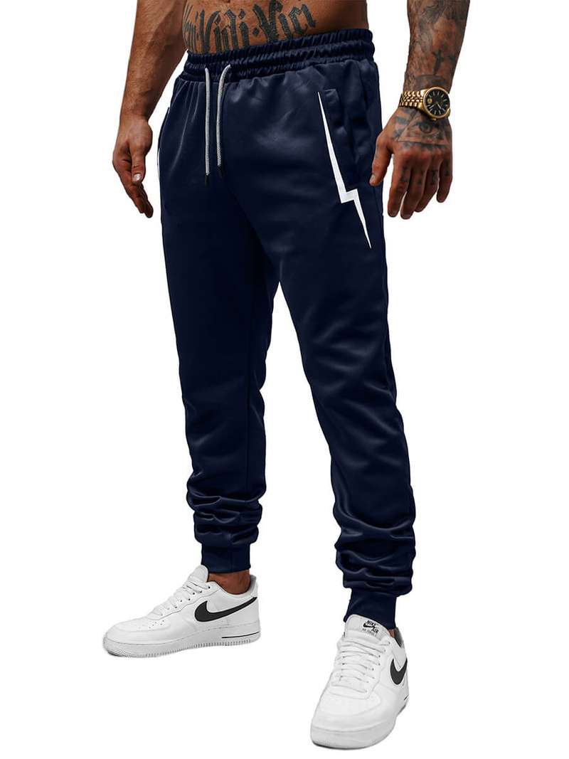 Штани спортивні чоловічі tемно-cинi OZONEE JS/8K165