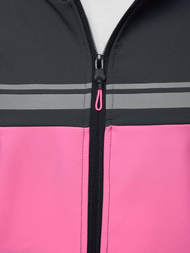 Куртка жіноча графітовий рожевий OZONEE JS/KSW6008