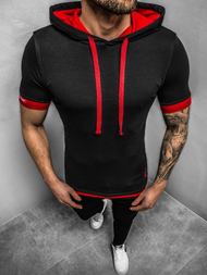 Футболка чоловіча Чорно-Червона OZONEE O/1273Z