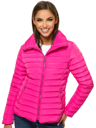 Kurtka przejściowa damska różowa OZONEE JS/M23063/4