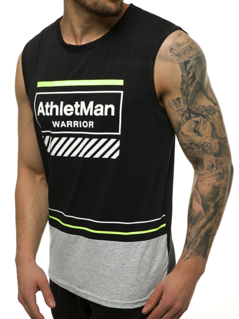 Футболка чоловіча Чорна OZONEE JS/SS11079