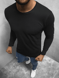 Longsleeve męski czarny OZONEE O/1209Z