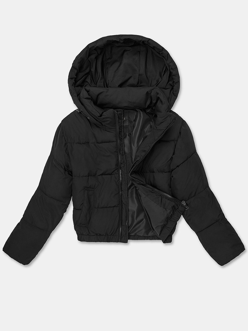 Kurtka damska pikowana czarna OZONEE JS/16M9080/392