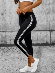 Legginsy damskie czarne OZONEE O/TS213/1