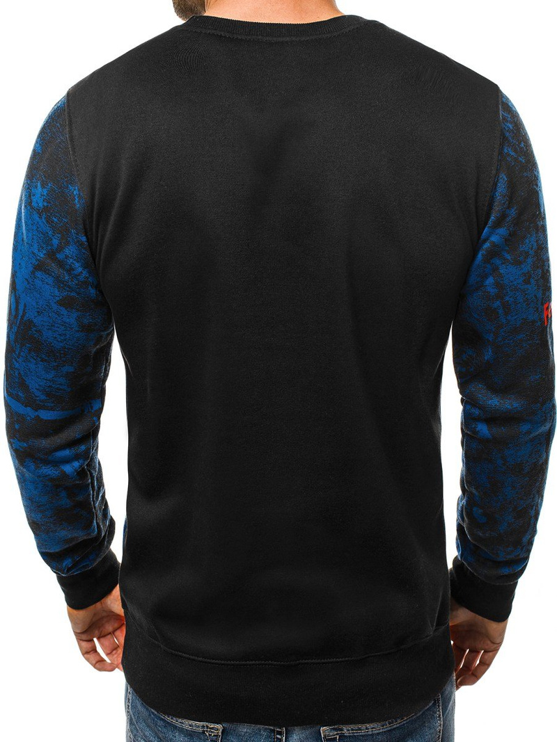 Bluza męska niebieska OZONEE JS/DD677Z