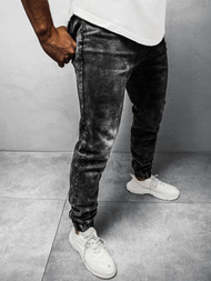 Штани чоловічі джоггери Чорнi OZONEE O/TF064