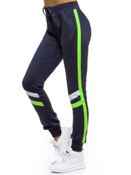 Spodnie dresowe damskie ciemno-granatowe OZONEE JS/JK88115/25