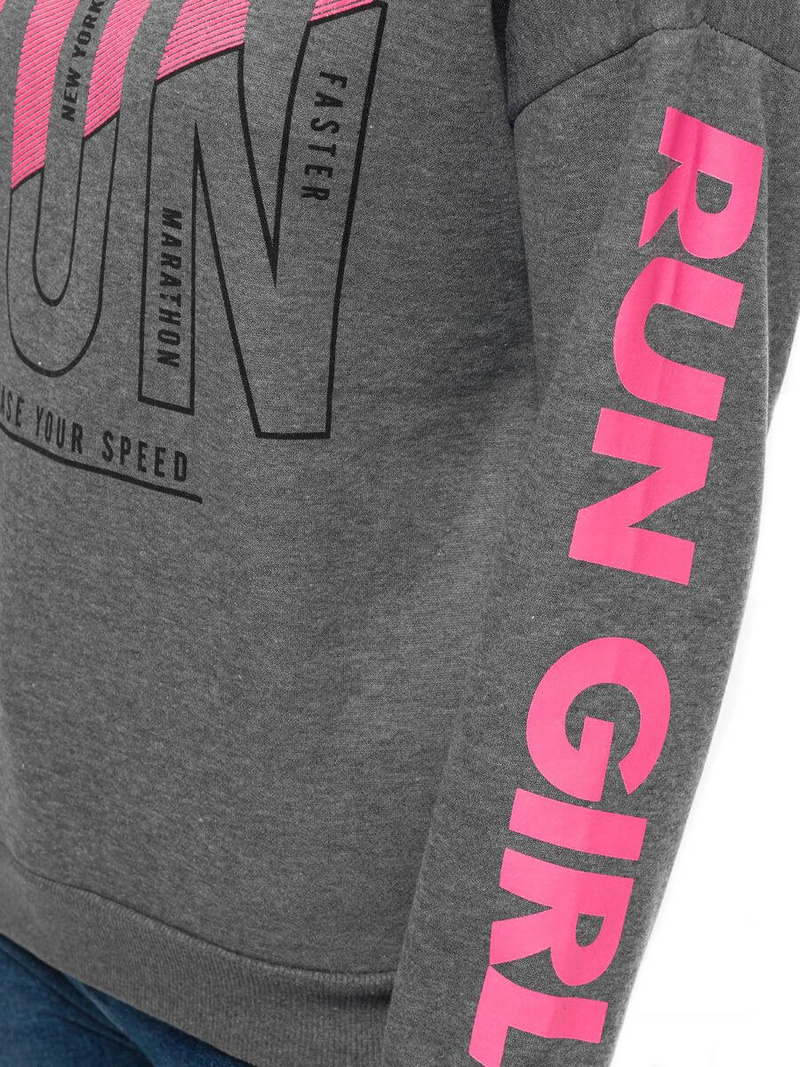 Жіноча Толстовка Темно-сіра OZONEE JS/B26006