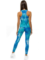 Komplet sportowy dwuczęściowy niebieski OZONEE JS/YW88043