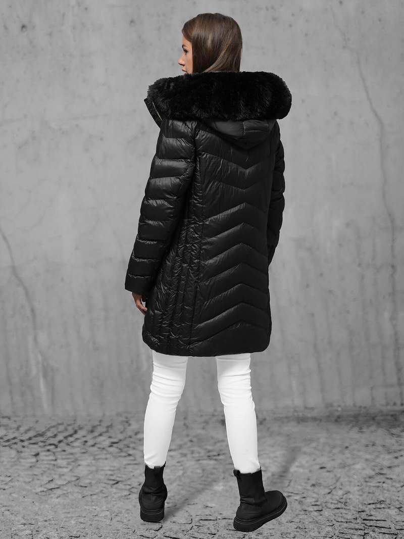 Куртка жіноча чорна OZONEE JS/5M3162/392