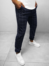 Spodnie męskie chino joggery granatowe OZONEE DJ/2275/22