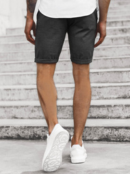 Шорти джинові чоловічі Чорнi OZONEE DJ/1012