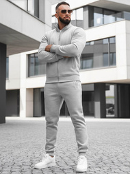 Komplet dresowy męski szary OZONEE JS/68C10385/2