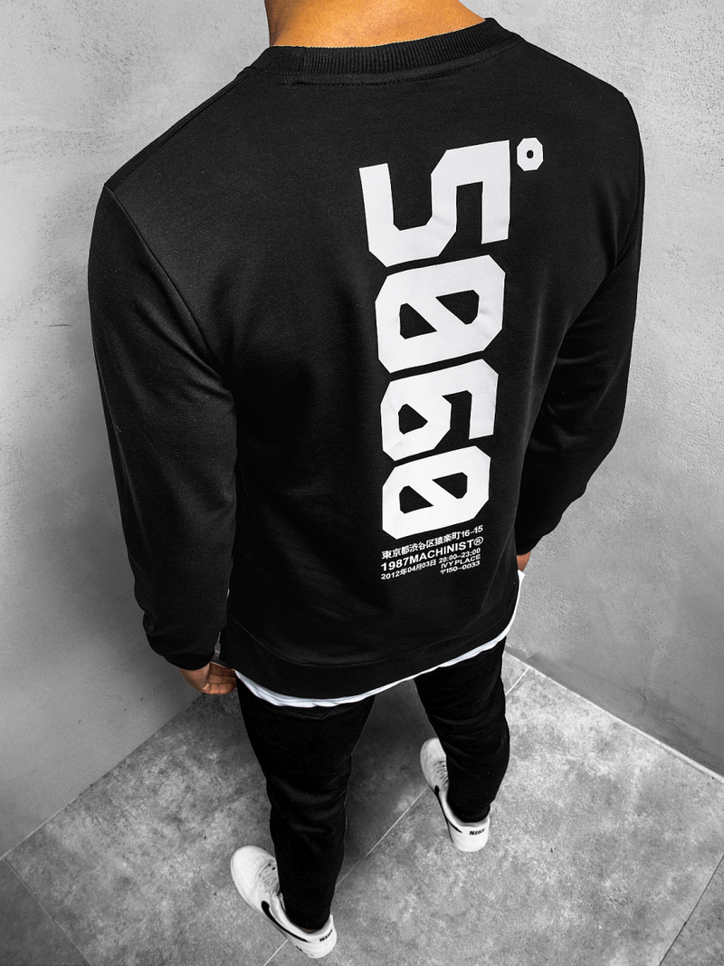 Bluza męska czarna OZONEE MACH/20372Z