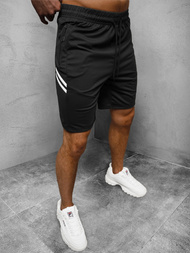 Spodenki dresowe męskie czarne OZONEE JS/68041/3