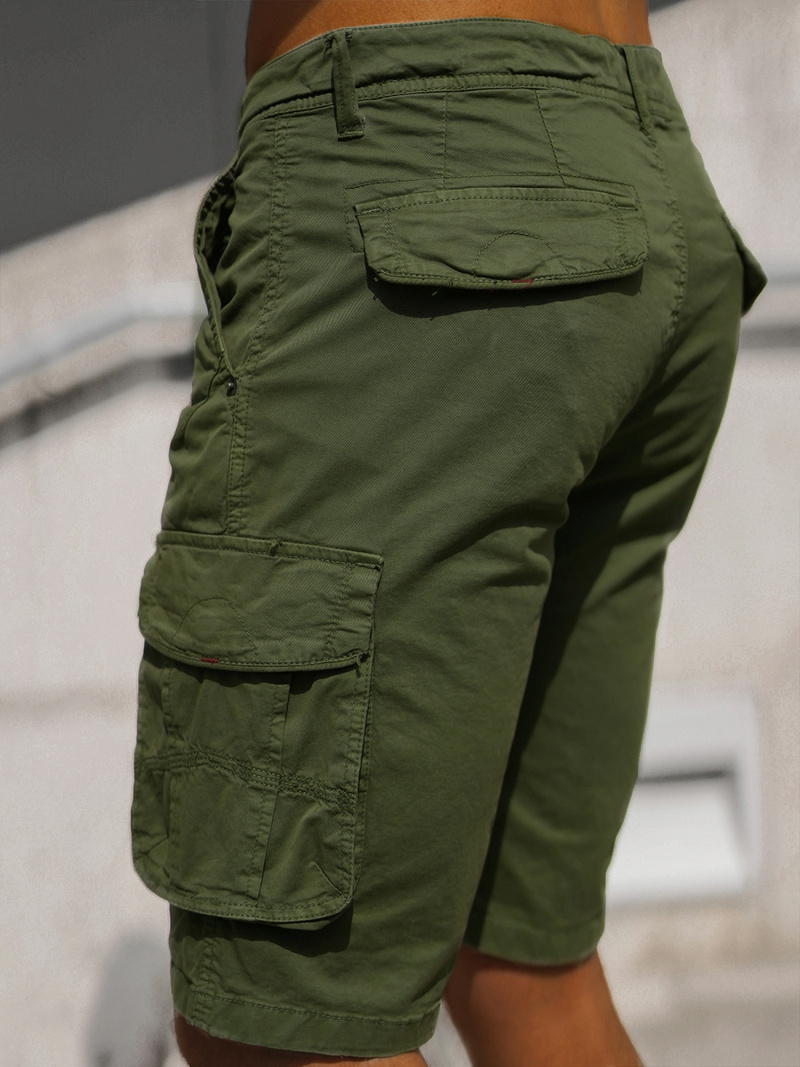 Spodenki męskie chino zielone OZONEE T/XX160086/3