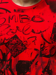 Футболка чоловіча Червона OZONEE JS/KS1987