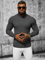 Sweter męski grafitowy OZONEE NB/MM6007/3Z