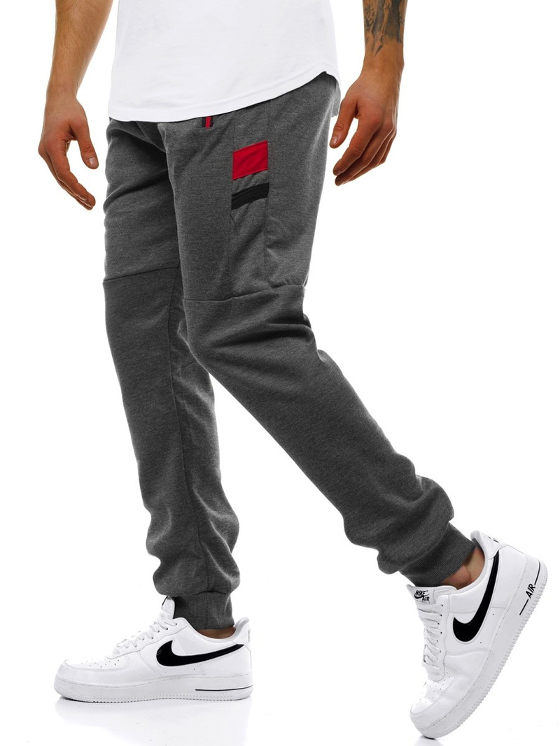 Штани спортивні чоловічі Темно-сірі OZONEE JS/JZ11025