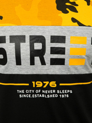 Футболка чоловіча Чорна OZONEE JS/SS11105