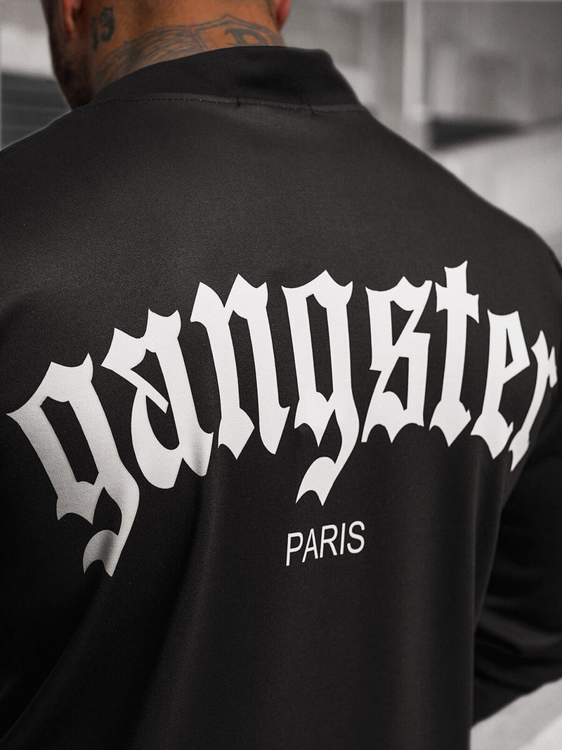 Bluza męska czarna OZONEE O/B7548