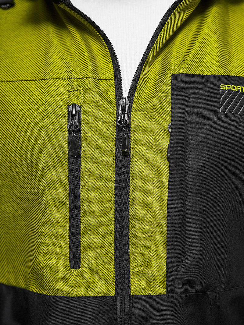 Kurtka męska przejściowa czarna OZONEE JS/22M311/392