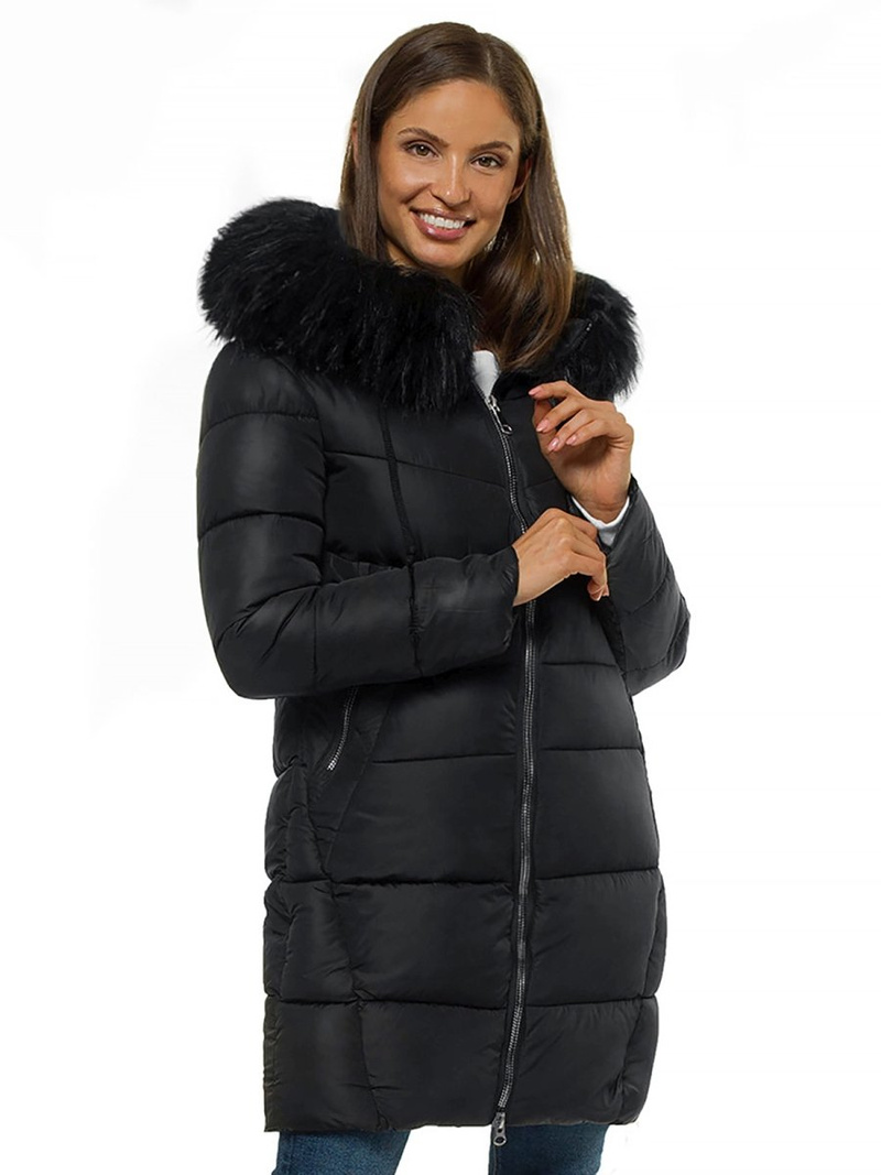 Куртка жіноча чорна OZONEE O/SW028/1