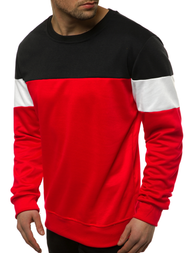 Bluza męska czerwona OZONEE JS/JZ11053