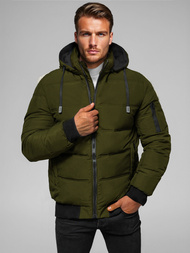 Kurtka męska pikowana khaki OZONEE JS/31M5003/B