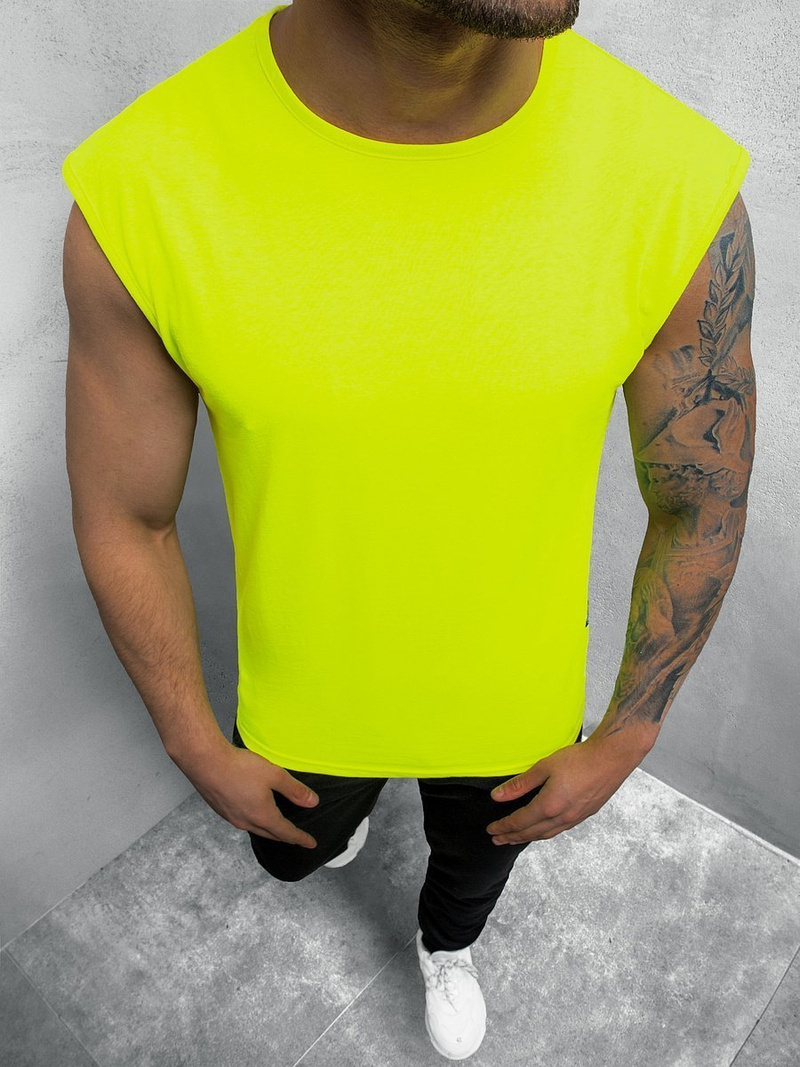 Майка чоловіча Жовта-неон OZONEE O/1265Z