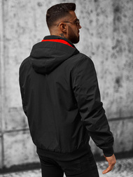 Kurtka męska czarna OZONEE JS/84M3016/392