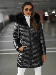 Куртка жіноча чорна OZONEE JS/5M3139/392AZ