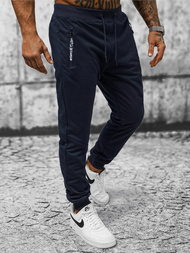 Spodnie dresowe męskie granatowe OZONEE JS/8K198