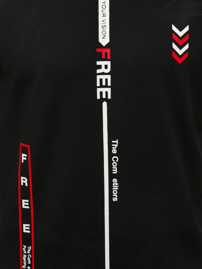 T-Shirt męski czarny OZONEE JS/SS10999Z