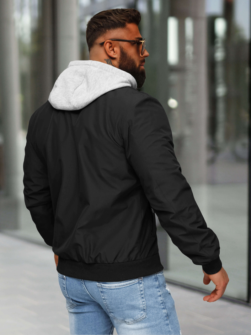 Куртка чоловіча чорна OZONEE JS/84M3031/392
