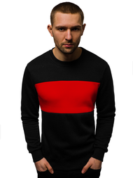 Толстовка чоловіча Чорно-Червона OZONEE JS/2010