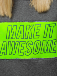 Bluza damska grafitowa OZONEE JS/KSW1003