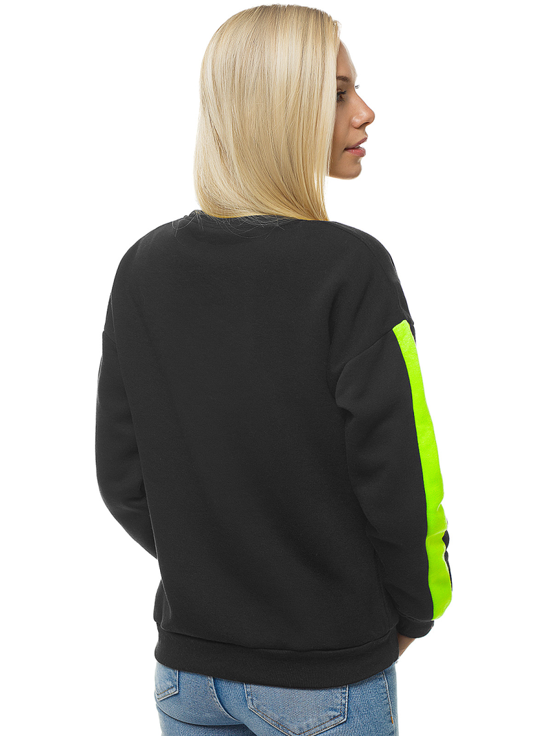 Жіноча Толстовка Чорна OZONEE JS/KSW1007