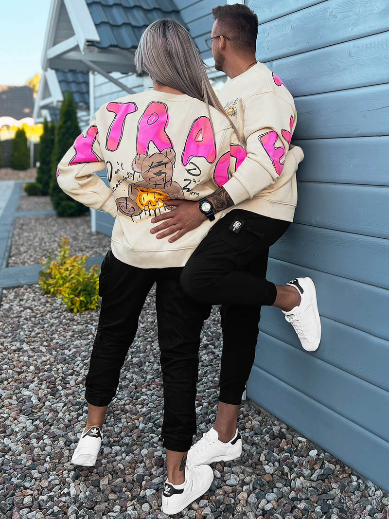 Bluzy dla par 17 beżowe