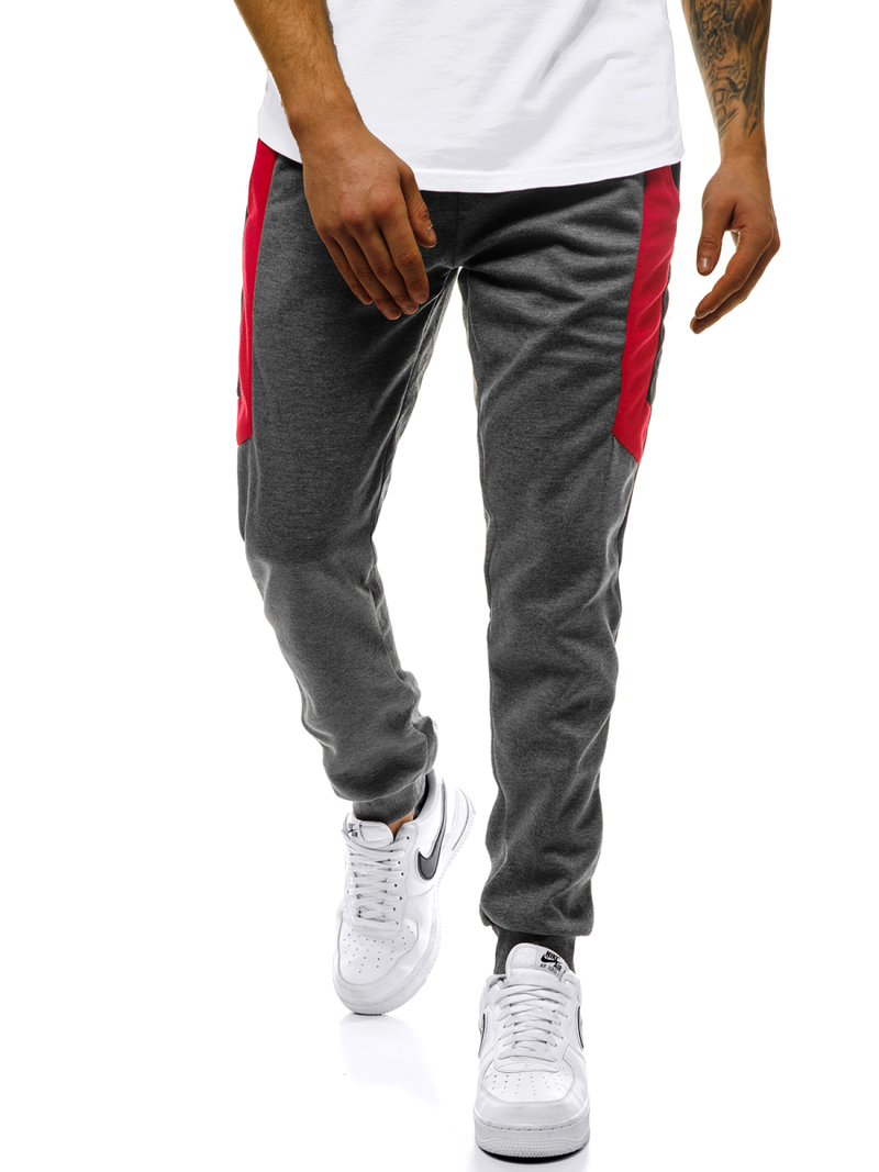 Штани спортивні чоловічі Темно-сірі OZONEE JS/JZ11019
